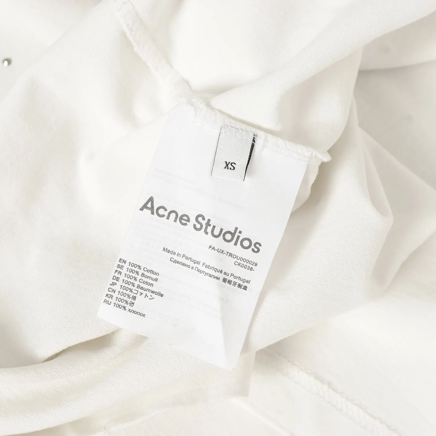 ACNE + ， Retro ， Acne logo ， ， ， oversize Same Style ， 、 、 ， 。 ：White/Black/Gray Sizes：XS/S/M/L